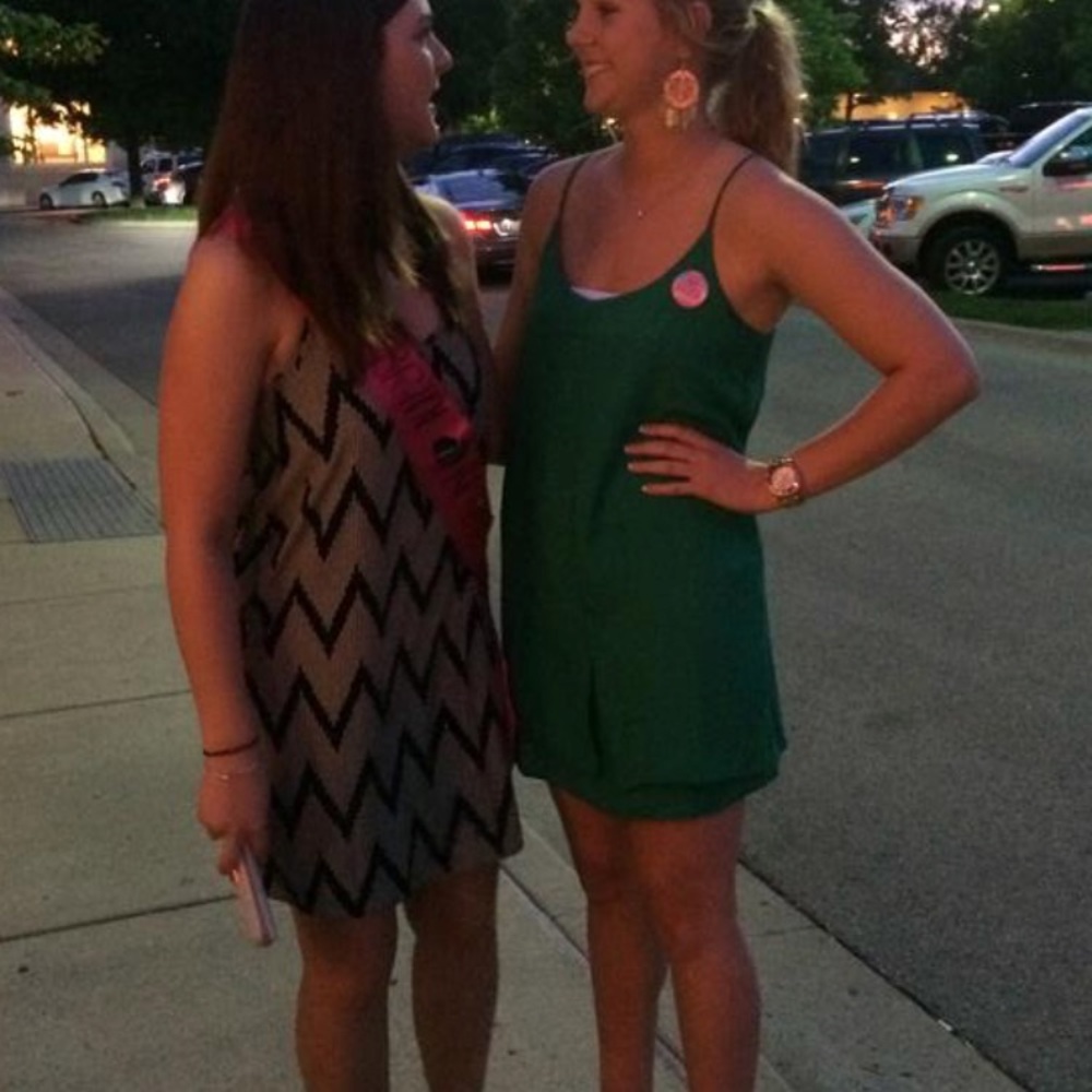 Green dress